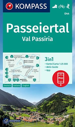 aa.vv. - k 044 passeiertal/val passiria - carta escursionistica