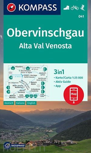 aa.vv. - k 041. alta val venosta - carta escursionistica 1:25.000