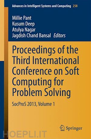 pant millie (curatore); deep kusum (curatore); nagar atulya (curatore); bansal jagdish chand (curatore) - proceedings of the third international conference on soft computing for problem solving