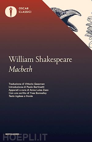 shakespeare william; zazo a. l. (curatore) - macbeth. testo inglese a fronte
