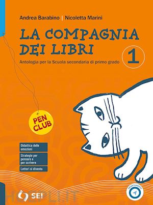 barabino andrea; marini nicoletta - compagnia dei libri. con laboratorio di scrittura, mito ed epica, diario di lett