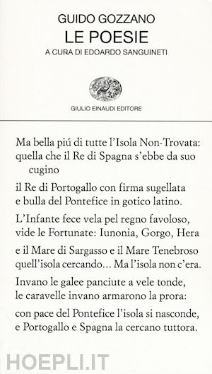 gozzano guido; sanguineti e. (curatore) - poesie