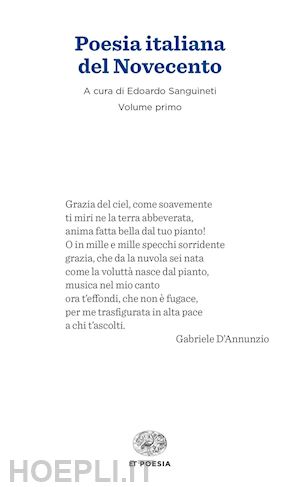 sanguineti e. (curatore) - poesia italiana del novecento