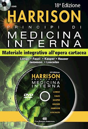 longo d. fauci a.s.  kasper d.l. hauser s.l. - dvd-rom harrison principi di medicina interna 18/ed