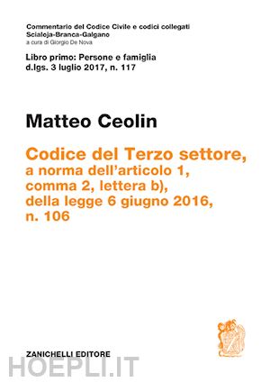 ceolin matteo - codice del terzo settore. a norma dell'articolo 1, comma 2, lettera b), della le