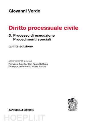 verde giovanni - diritto processuale civile - 3