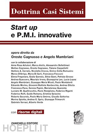 cagnasso; mambriani - start up e p.m.i. innovative