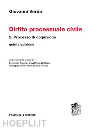 verde giovanni - diritto processuale civile - 2