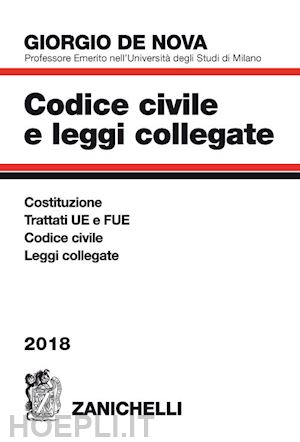 de nova giorgio - codice civile e leggi collegate - 2018