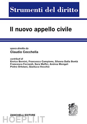 cecchella c.(curatore) - il nuovo appello civile