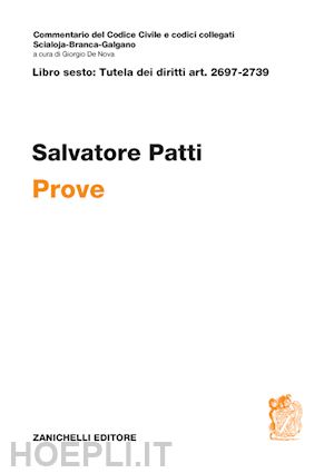 patti salvatore - art. 2697-2739. prove