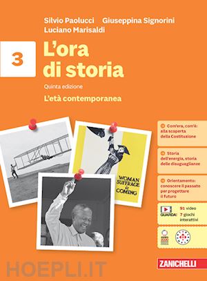 paolucci silvio; signorini giuseppina; marisaldi luciano - ora di storia 3 - con atlante storico