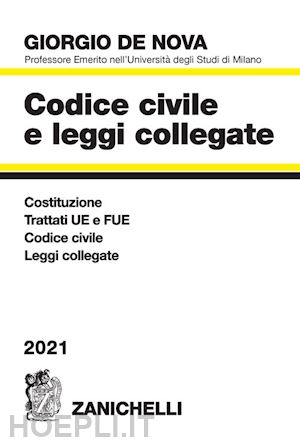 de nova giorgio - codice civile e leggi collegate - 2021