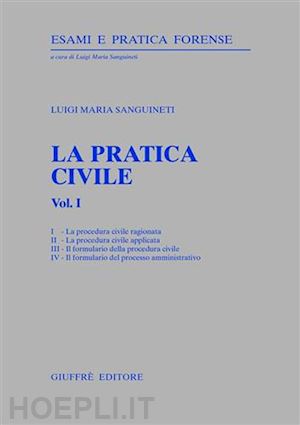 sanguineti luigi maria - la pratica civile.