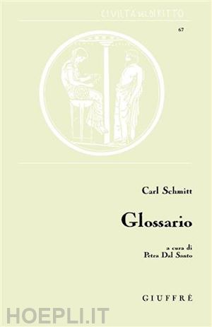 schmitt carl - glossario