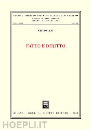 levi giulio - fatto e diritto.