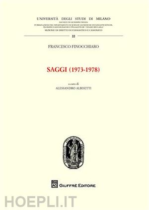 finocchiaro francesco - saggi (1973-1978).