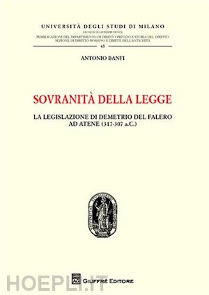 banfi antonio - sovranita' della legge.