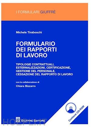 tiraboschi michele - formulario dei rapporti di lavoro