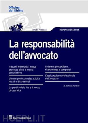 plenteda raffaele - la responsabilita' dell'avvocato