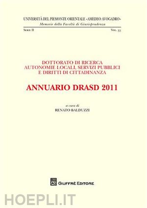 balduzzi renato (curatore) - annuario drasd 2011