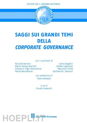 tedeschi c. (curatore) - saggi sui grandi temi della corporate governance