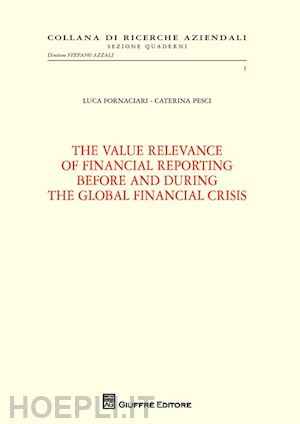 fornaciari luca; pesci caterina - the value relevance of financial reporting before and during the global financial crisis