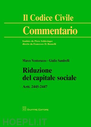 ventoruzzo marco; sandrelli giulio - riduzione del capitale sociale