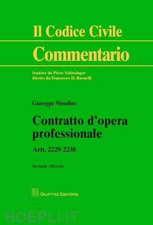 musolino giuseppe - contrato d'opera professionale