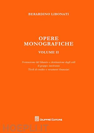 libonati berardino - opere monografiche