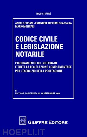 busani - codice civile e legislazione notarile