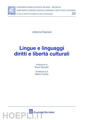 degrassi lidianna - lingue e linguaggi - diritti e liberta' culturali