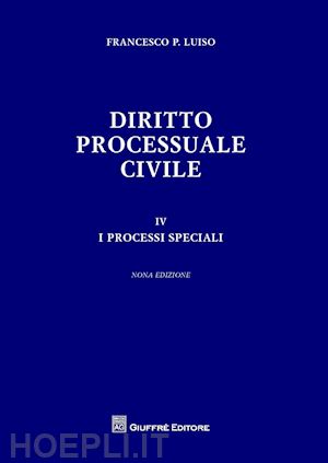 luiso francesco p. - diritto processuale civile - iv