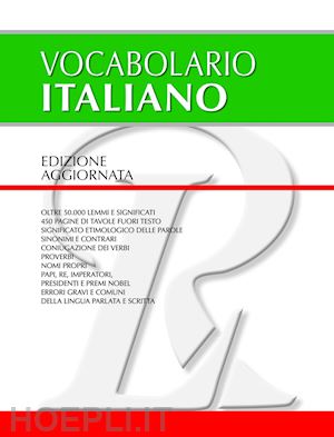 Il Vocabolario Di Italiano -  Libro Rusconi Libri 01/2020 