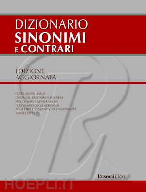 Dizionario Sinonimi e Contrari  in tasca -PK1/D