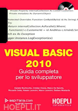 bochicchio daniele - visual basic 2010. guida completa per lo sviluppatore. con dvd