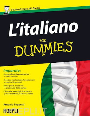 zoppetti antonio - l'italiano for dummies