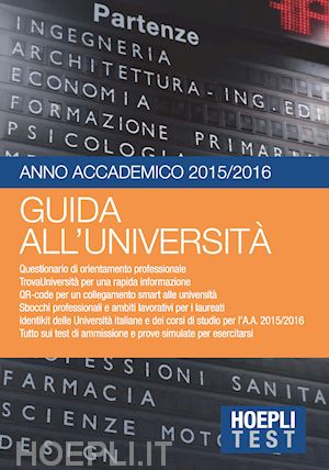 aa.vv. - guida all'universita'. anno accademico 2015/2016