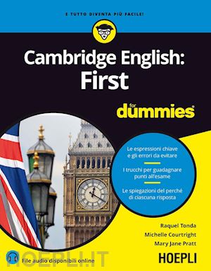 tonda r.; courtright m.; pratt m.j.; - cambridge english: first for dummies