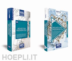 aa.vv. - hoepli test - architettura ingegneria edile - box (2 voll.)