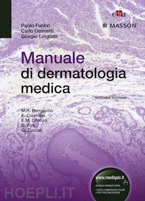 fabbri paolo, gelmetti carlo, leigheb giorgio; aa.vv. - manuale di dermatologia medica