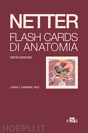 hansen john t., netter - netter, flash cards di anatomia