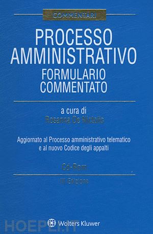 de nictolis r (curatore) - processo amministrativo - formulario commentato