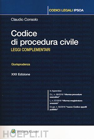 consolo claudio - codice di procedura civile