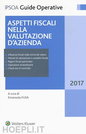 fusa emanuela - aspetti fiscali nella valutazione d'azienda