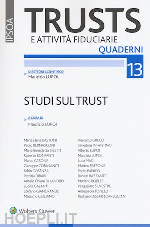 lupoi maurizio (curatore) - studi sul trust