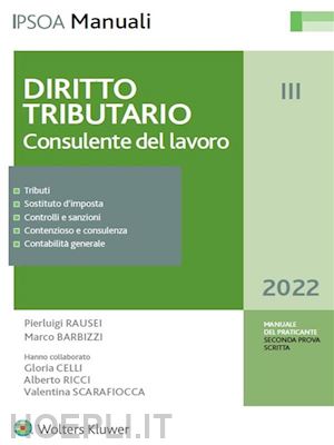 rausei pierluigi; antonini pierluigi; barbizzi marco - diritto tributario - iii