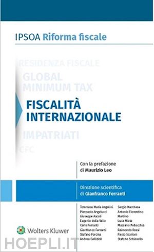 aa.vv.; ferranti gianfranco (curatore) - fiscalita' internazionale