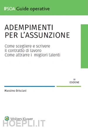 brisciani massimo - adempimenti per l'assunzione