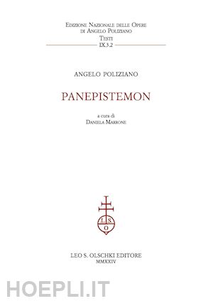 poliziano angelo; marrone d. (curatore) - panepistemon